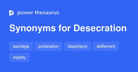 desecrating synonym
